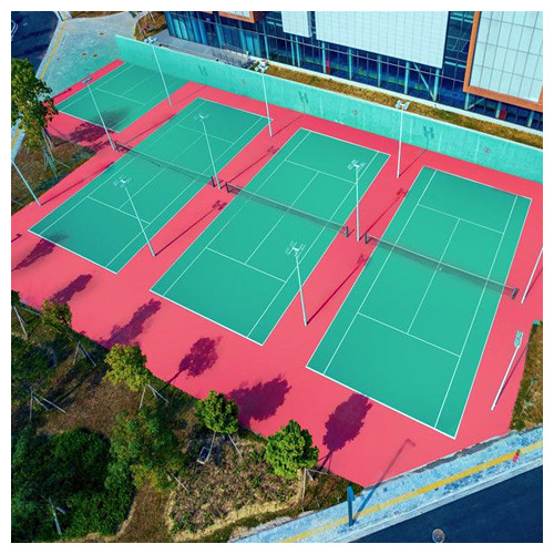 南海二中室外丙烯酸网球场